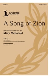 A Song of Zion SATB choral sheet music cover